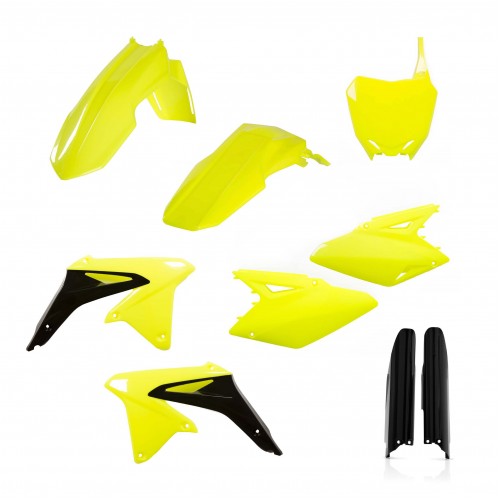 KIT PLÁSTICOS COMPLETO ACERBIS SUZUKI RM-Z 450 2008 - 2017 AMARELO FLUO